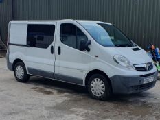 05/05 VAUXHALL VIVARO 2900 DI SWB 1870cc 5 Spd Manual Diesel Panel Van (White), FD05FJY