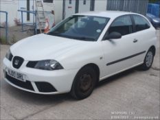 09/09 SEAT IBIZA ECOMOTIVE TDI 1422cc 5 Spd Manual Diesel 3 Dr H/Back (White, 112k) WJ09ORL