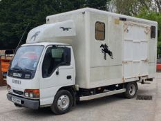 2001 ISUZU TRUCKS NKR 55 2800cc 5 Speed Manual Diesel HORSE BOX (White), X603NBH