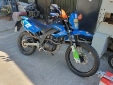 17/67 MOTORINI SXR 125 125cc Motorcycle (Blue), AO67UGY