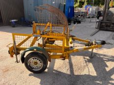 FAST TOW CABLE DRUM TRAILER