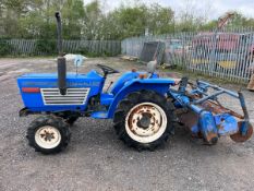 ISEKI TU1700 DIESEL COMPACT TRACTOR C.W ROTAVATOR
