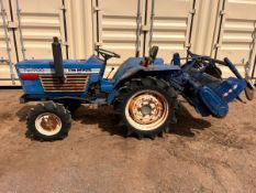 ISEKI TU1700 DIESEL COMPACT TRACTOR C.W ROTAVATOR