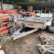 INDESPENSION TWIN AXLE TRAILER C.W TAILGATE & STEE
