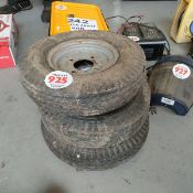 3 TRAILER WHEELS *** LOCATED OFFSITE TQ12. This lo