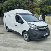 2018 VAUXHALL VIVARO 2900 BITURBO CDTI 1598cc 6 Speed Manual Diesel Van White 39k EO68YSK