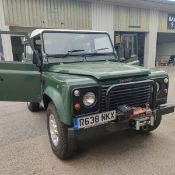 1998 LAND ROVER 90 DEFENDER TDI 2495cc 5 Speed Manual Diesel Light 4X4 Utility Green 143k R638NKX