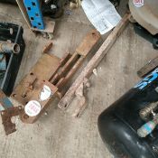 2 X TRACTOR DRAWBARS & BRACKET