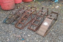 ASSORTED CAR RAMPS *** LOCATED OFFSITE TQ12. This