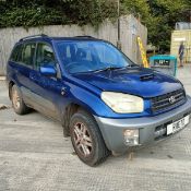 2002 TOYOTA RAV4 D-4D GX 1995cc 5 Speed Manual Diesel Estate Blue 166k GU02YBF