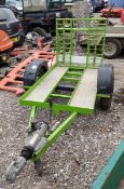 BRAKED MICRO/MINI DIGGER TRAILER *** No Vat On Ham
