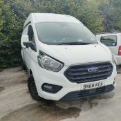 2018 FORD TRANSIT CUSTOM 300 TREND 1995cc 6 Speed Manual Diesel Van White BN68KOA