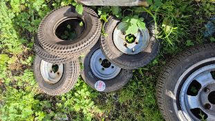TRAILER WHEELS & TYRES ***LOCATED OFFSITE TQ12 Th