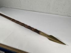 A Decorative Spear (some minor damage to staff).
