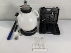 As new Portable Transmission Gearbox/Oil Filling Dispenser Tool with 15-piece ATF Adapters For Diffe