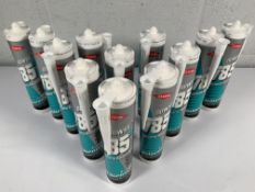 Tweleve Dowsil 785 Bacteria and Mildew Resistant Acetoxy Silicone 310ml Tubes, White, Sealed.