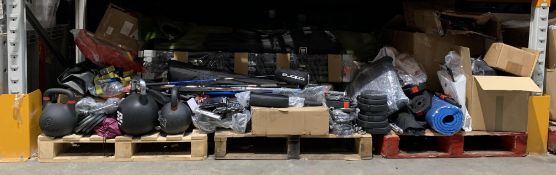 A Large Quantity of Miscellaneous Items to Include Mainly Sports and Fitness Equipment.