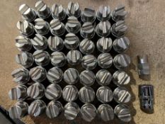 Fifty Siegen 19mm CR-V Sockets With Attachments, Preowned.