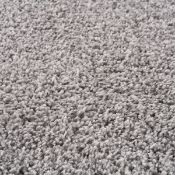 MyShaggy Collection Living Room Rug Solid Design - Grey - 160 x 230cm (stock image).