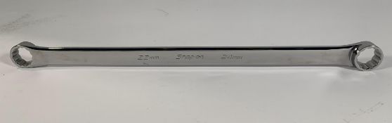 Snap-on Ring Spanner 22mm-24mm, Item Has Scratches on, Preowned. (XDHFM2224)