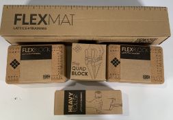 Lattice Training Kit to include 2x Flexblock, 1x Heavy Roller, 1x Quad Block, 1x Flex Mat. As New