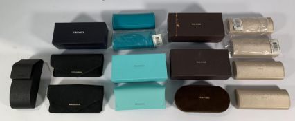 Forteen Designer Sun/Glasses Cases To Include Tom ford, Prada,Dolce & Gabbana, FaceAFace,Tiffany & C
