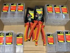 Mixed lot of CK Products including 6x Arbor 8mm 14-30mm hole saws, 6x Arbor 11mm 14-30mm hole saws,