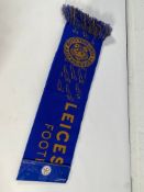 Forty Leicester City football scarves (crate not included).