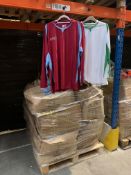 A Pallet Of Sunday League Football Wear In Assorted Sizes And Colours (Outer Packaging Show Signs Of