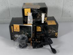 Three Browning Black Magic FD 440 Fishing Reels. As New, Boxes have Some Damage.