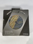 Six Prodiamant 230mm Diamond Cutting Discs (2 pack).