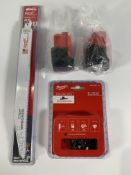 Four Milwaukee Items To Include 1 x 8