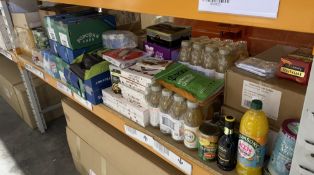 A Quantity Of Assorted Food Items To Include Confectionary, Drinks And Related.