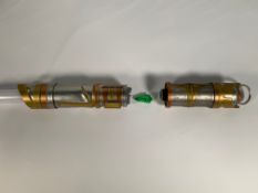 Savi Workshop Custom LightSaber with Carry Case (Broken/snapped hilt/sold as seen)