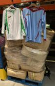 A Pallet Of Sunday League Football Wear In Assorted Sizes And Colours (Outer Packaging Show Signs Of