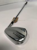 Cobra King Forged Tec Golf Club - Steel, Hand: Right, 8-Iron, KBS Tourlite S Shaft, Lamkin Grip. As