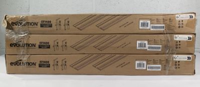 Three Evolution ST1400 Circular Saw Tracks 1.4m/4'7