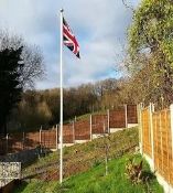Aluminium Extending Flag Pole 20ft (Stock Image)