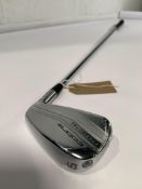 Cobra King Forged Tec Golf Club - Steel, Hand: Right, 6-Iron, KBS Tourlite S Shaft, Lamkin Grip. As