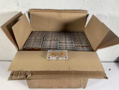 Quantity Of Chanel Marked Cassette Tapes, Ideal for Custom Retro Tape Art Projects. (Boxfull)