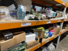 Assorted Items, mainly Household/Homewares and Related (two shelves).