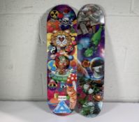 Two, Palace Charlie Birch Pro skateboard decks (Size 8.375) As New