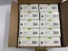 A box of Ten Phonax Nathos Auto SP Hearing Aids (REF: 050-0295-0138) Beige. As new