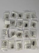 Twenty Assorted Amplifon Hearing Aids. New and Sealed.