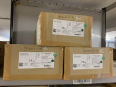 Thirty Packs of Rusch PTFE Coated AquaFlate Catheters (REF: P310114, 5 Per Pack, EXP: 2027-10-28). A