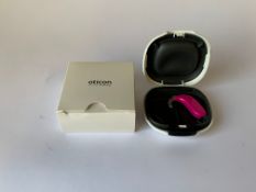 Oticon Xceed Play 1 BTE UP (REF: 214285) Pink. As new (1 Hearing Aid included)