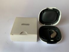 Oticon OPN Play 2 BTE PP (REF: 213066) Beige. As new (1 Hearing Aid included)