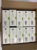 A box of Ten Phonax Nathos Auto SP Hearing Aids (REF: 050-0295-P438) Chestnut. As new