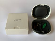 Oticon OPN Play 1 BTE PP (REF: 213023) Brown. As new (1 Hearing Aid included)