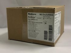 Medtronic Nellcor OxySoft Neonatal-Adult SpO2 Sensors, Box of 20 (REF: OxySoftNHC, EXP: 2025-11-30).